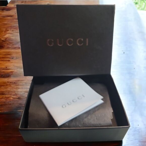 Gucci New Vintage Rare Brown Key and Card Holder with Box - Picture 8 of 10